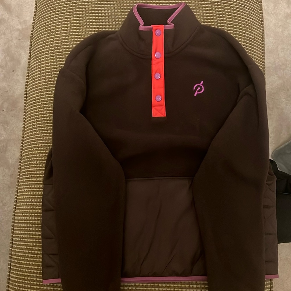 NWT Peloton New Heights Sherpa Quilted Pullover size small